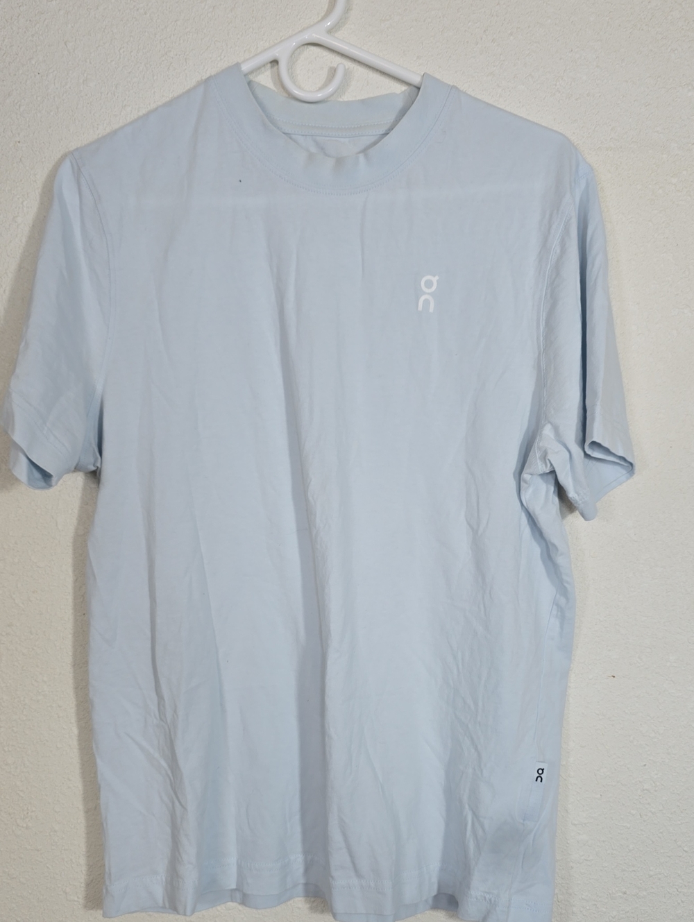 On Running Men's Short Sleeve Tee in Pale Blue